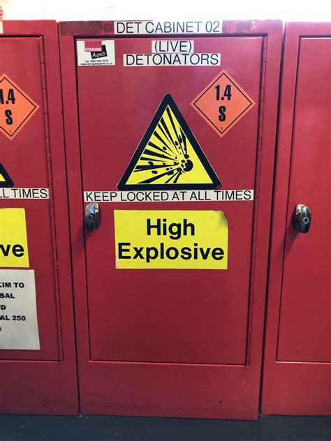 west storage room explosive.